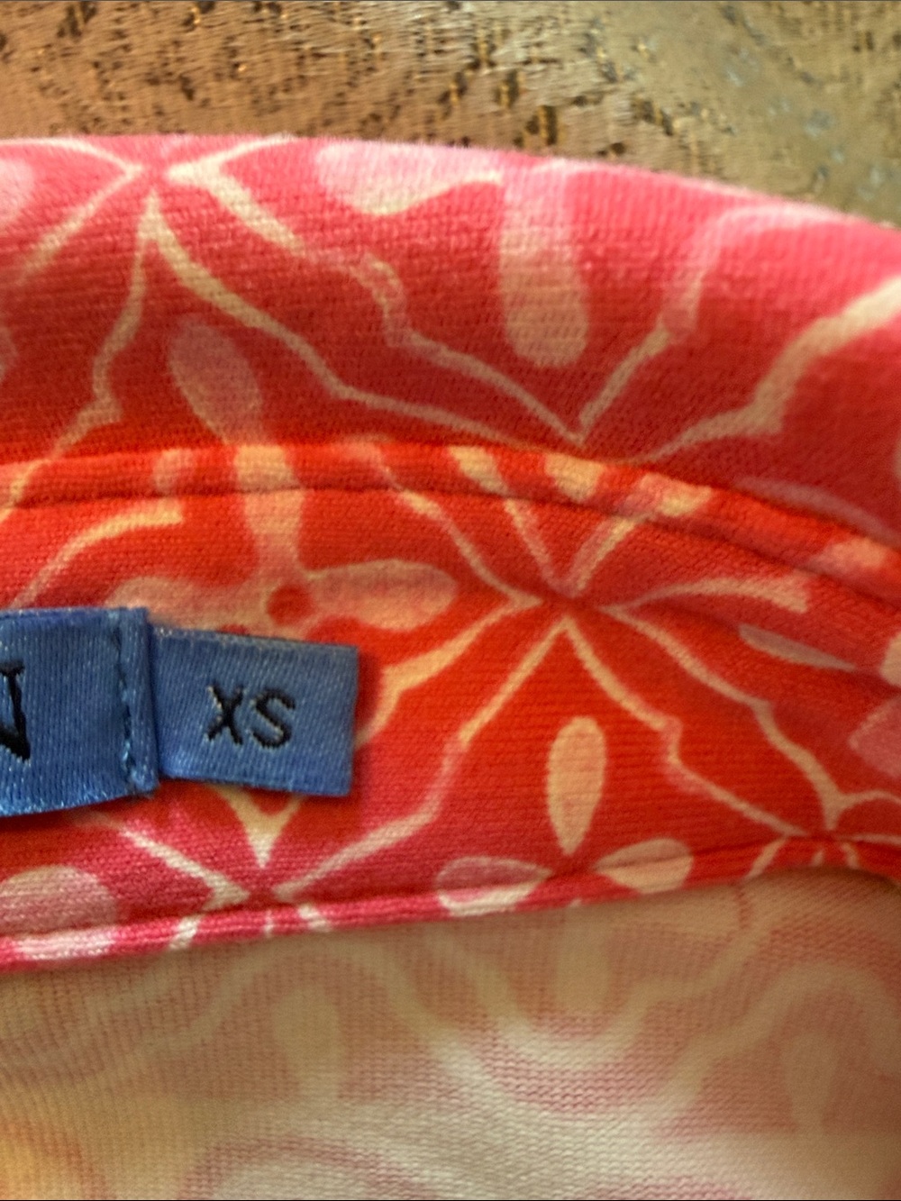 Pink Patterned Button-Front Midi Dress - Picture 7 of 7
